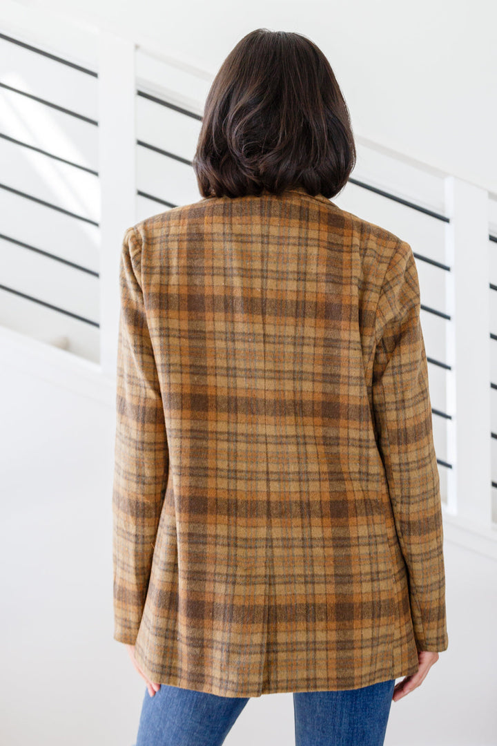 World Class Plaid Blazer-Outerwear-Inspired by Justeen-Women's Clothing Boutique