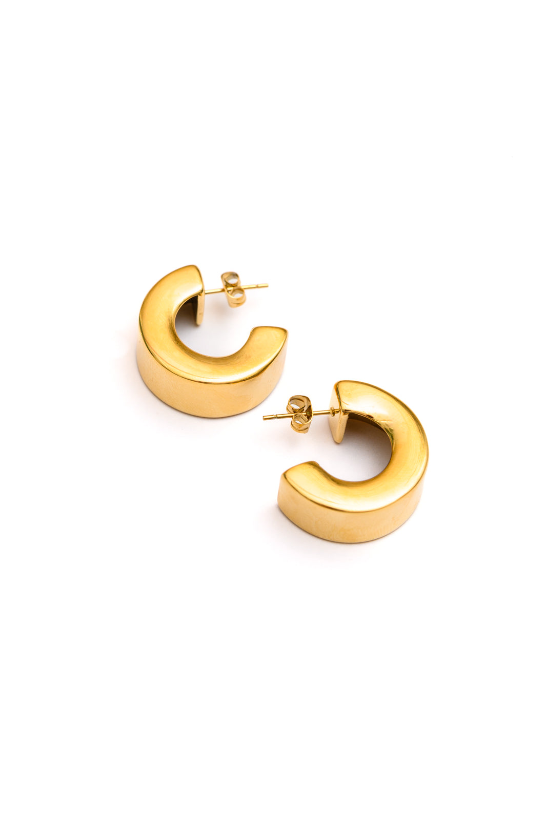 Worth Their Weight Chunky Hoops-Earrings-Inspired by Justeen-Women's Clothing Boutique