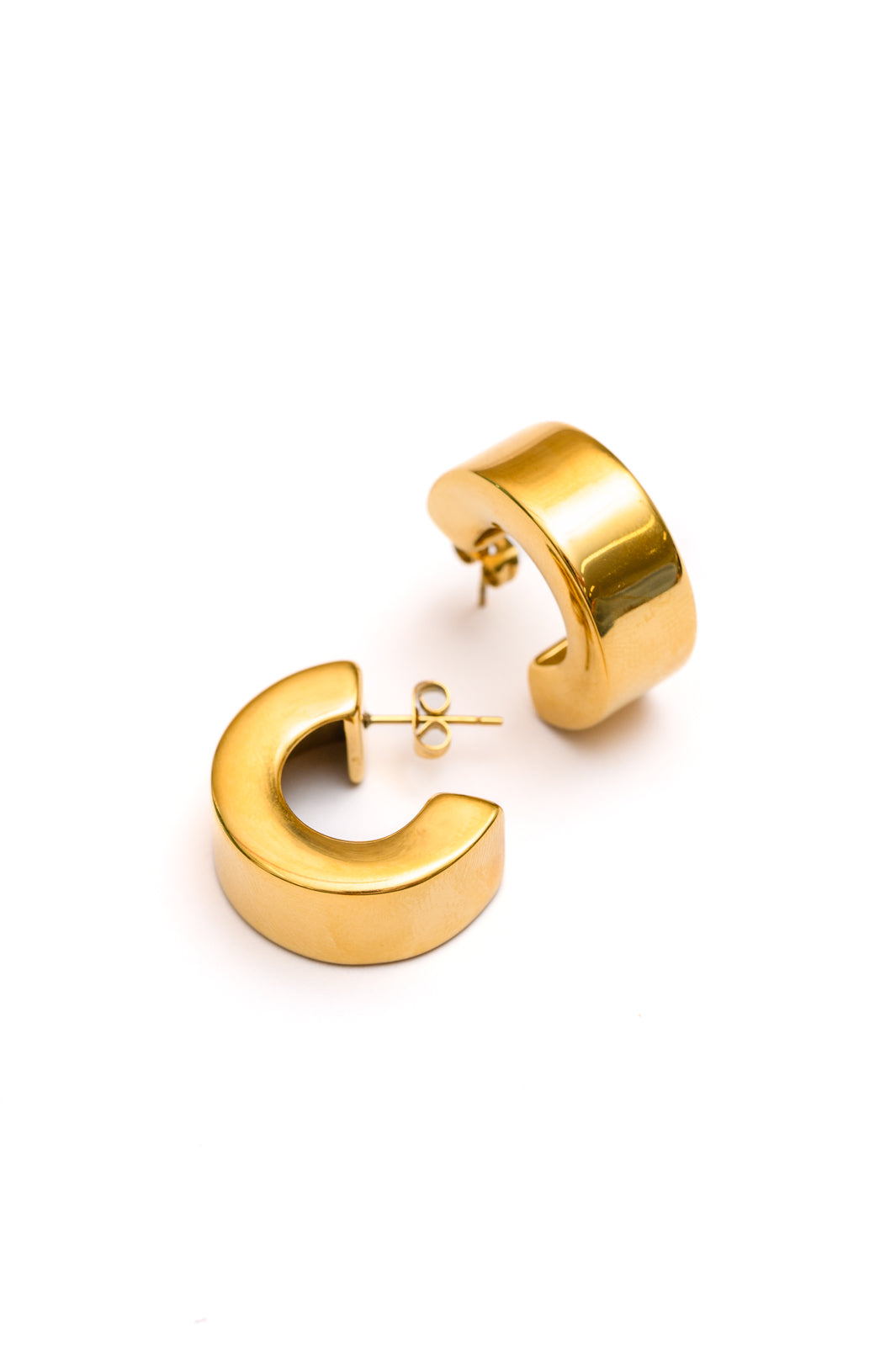 Worth Their Weight Chunky Hoops-Earrings-Inspired by Justeen-Women's Clothing Boutique