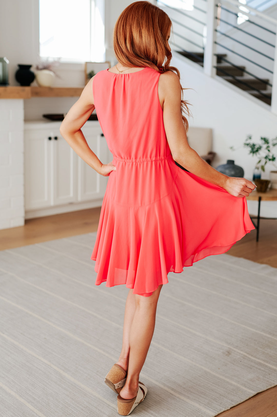 Worth the Wait V-Neck Dress-Dresses-Inspired by Justeen-Women's Clothing Boutique