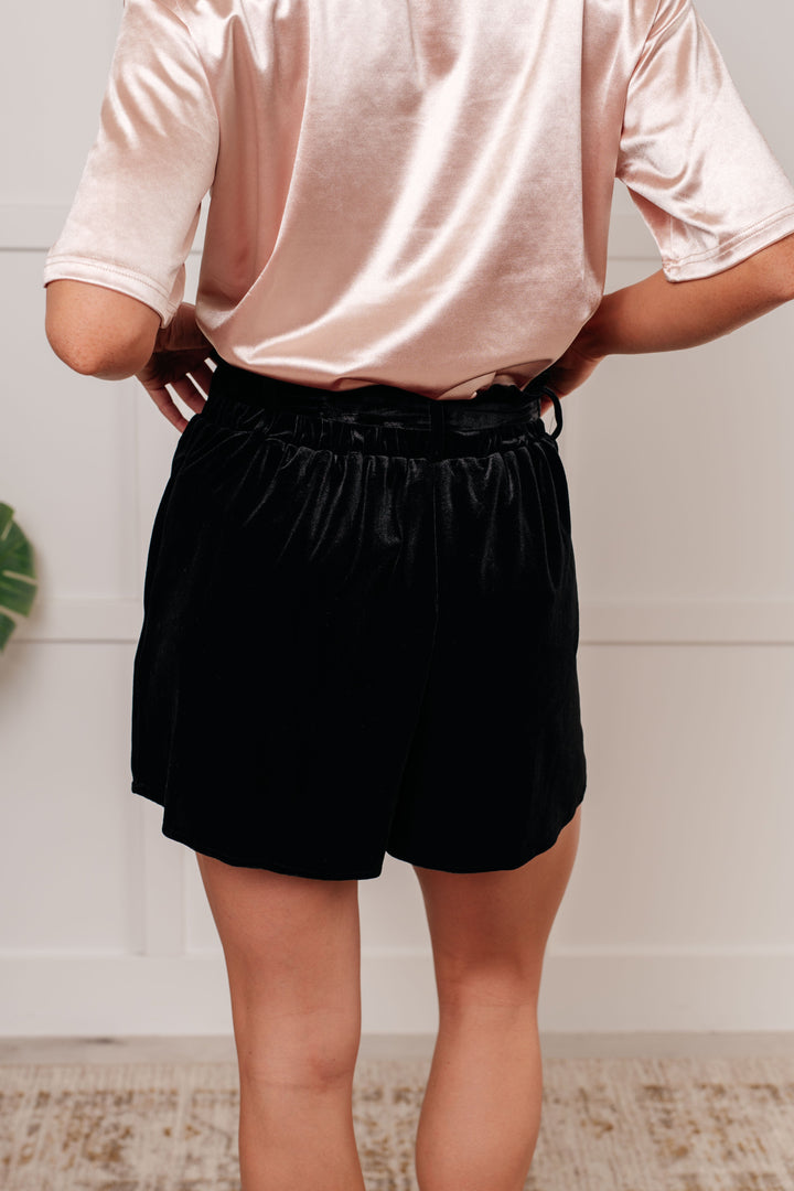 Wrapped in Velvet Shorts-Shorts-Inspired by Justeen-Women's Clothing Boutique