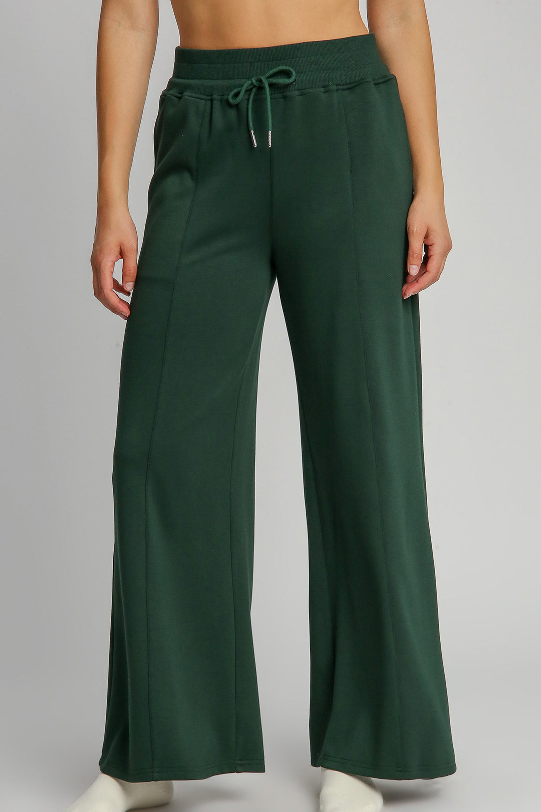 Umgee Full Size Drawstring Wide Leg Pants with Pockets-Pants-Inspired by Justeen-Women's Clothing Boutique