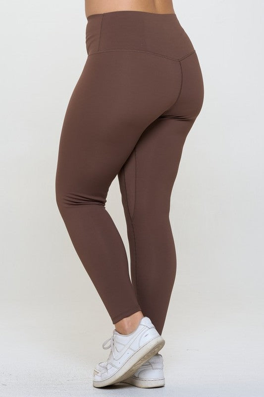 Yelete Full Size Fleece Lined High Waisted Leggings-Pants-Inspired by Justeen-Women's Clothing Boutique