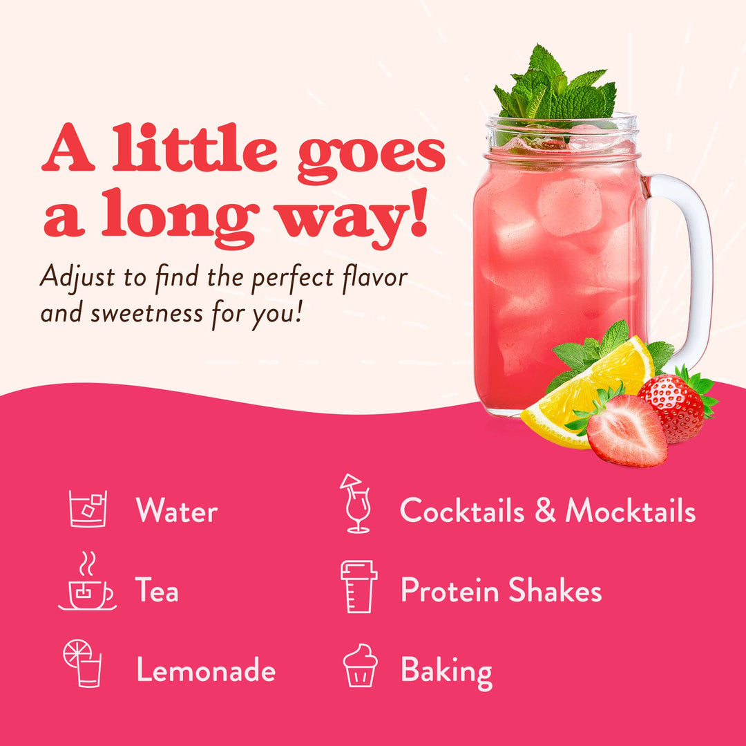 Jordan's Skinny Mixes, Sugar Free Strawberry Lemonade Concentrate-220 Beauty/Gift-Inspired by Justeen-Women's Clothing Boutique in Chicago, Illinois