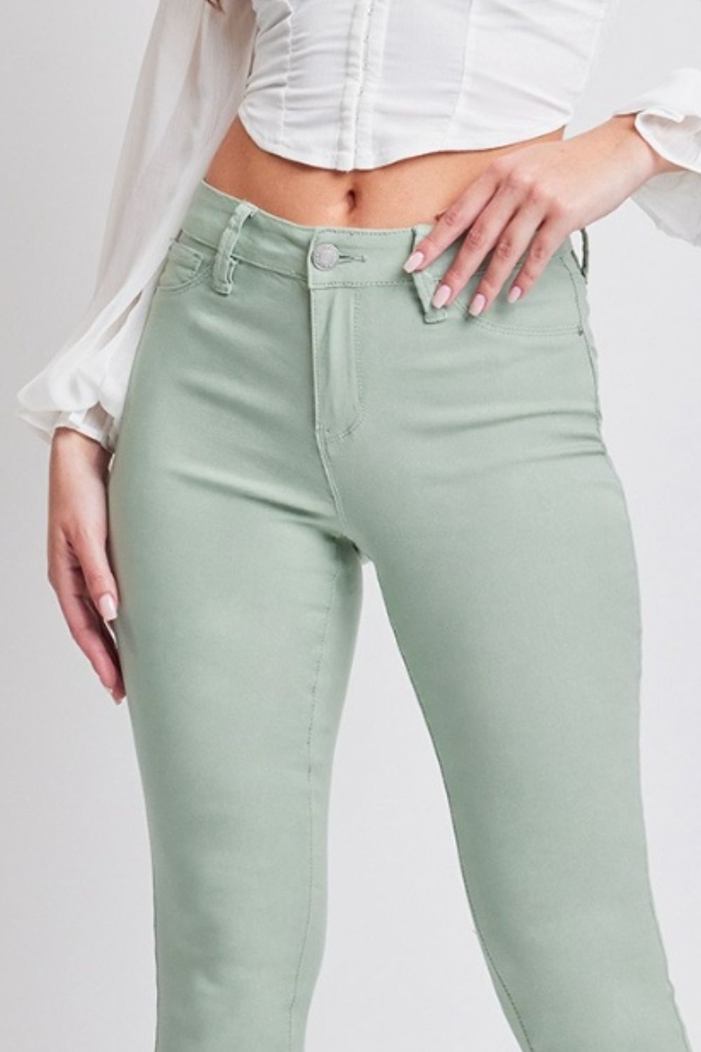 YMI Jeanswear Hyperstretch Mid-Rise Skinny Jeans-Pants-Inspired by Justeen-Women's Clothing Boutique