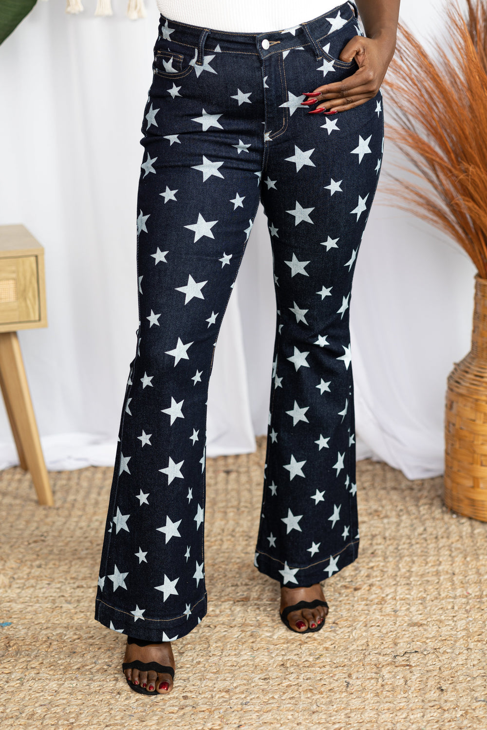 Freedom Stars - Judy Blue-Denim-Inspired by Justeen-Women's Clothing Boutique