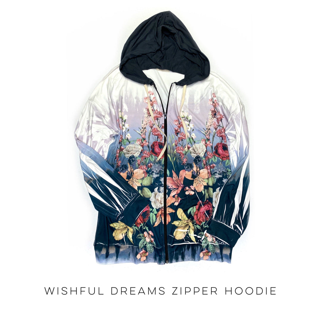 Wishful Dreams Zipper Hoodie-Blumin'-Inspired by Justeen-Women's Clothing Boutique