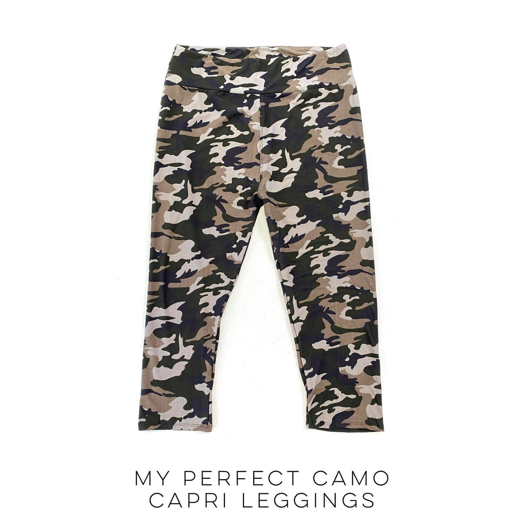 My Perfect Camo Capri Leggings-Boutique Only-Inspired by Justeen-Women's Clothing Boutique