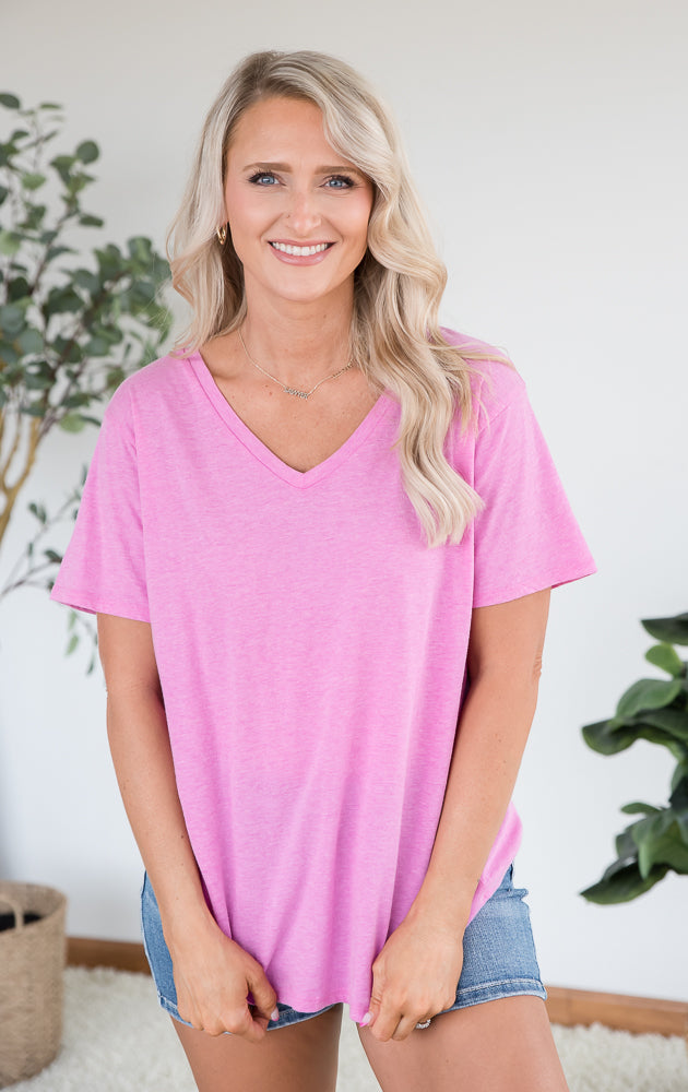 Keep it Simple Top-Zenana-Inspired by Justeen-Women's Clothing Boutique