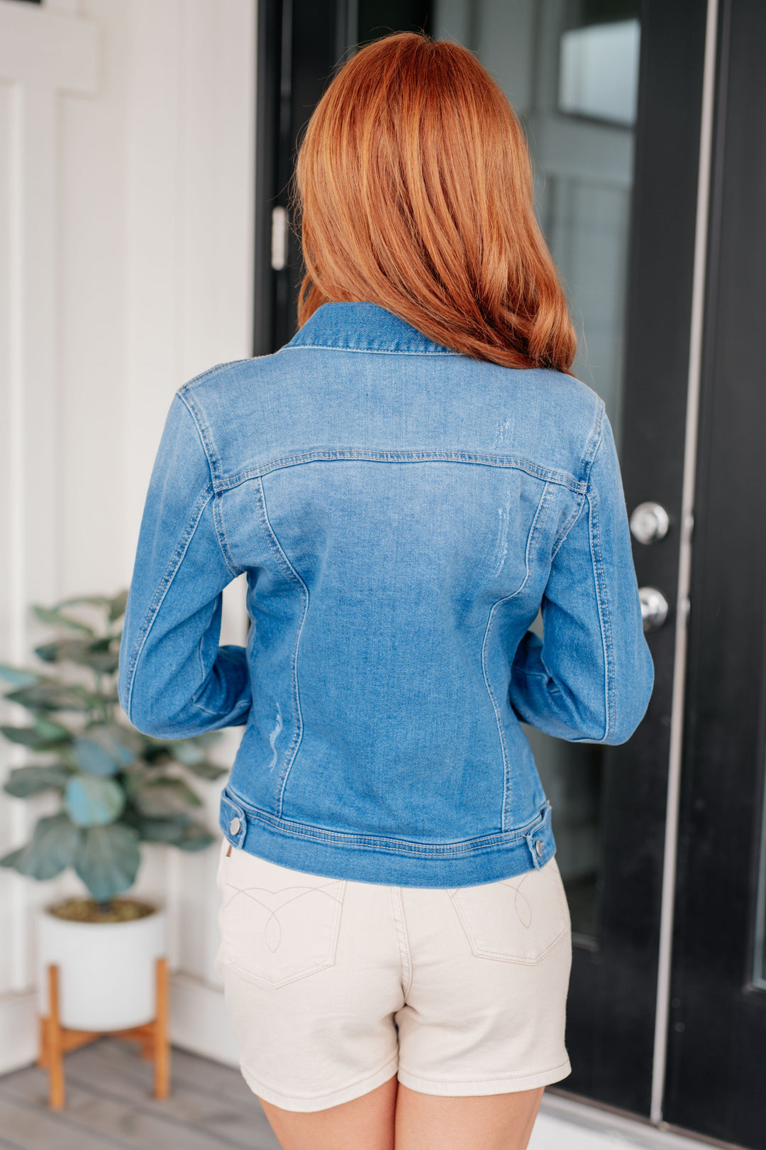 Every Occasion Denim Button Up Jacket-Outerwear-Inspired by Justeen-Women's Clothing Boutique