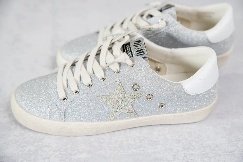 Skylar Sneakers in Grey-Miracle Miles-Inspired by Justeen-Women's Clothing Boutique