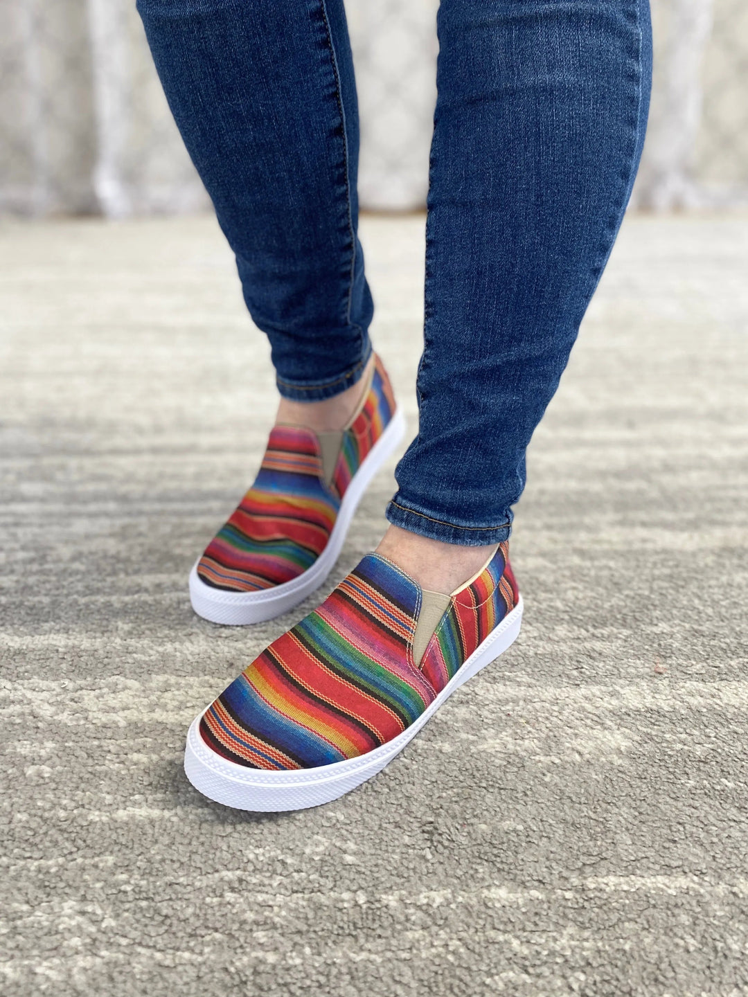 Take on the Day Sneakers in Serape-Miami Shoes-Inspired by Justeen-Women's Clothing Boutique