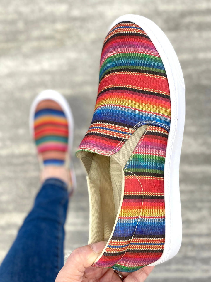 Take on the Day Sneakers in Serape-Miami Shoes-Inspired by Justeen-Women's Clothing Boutique