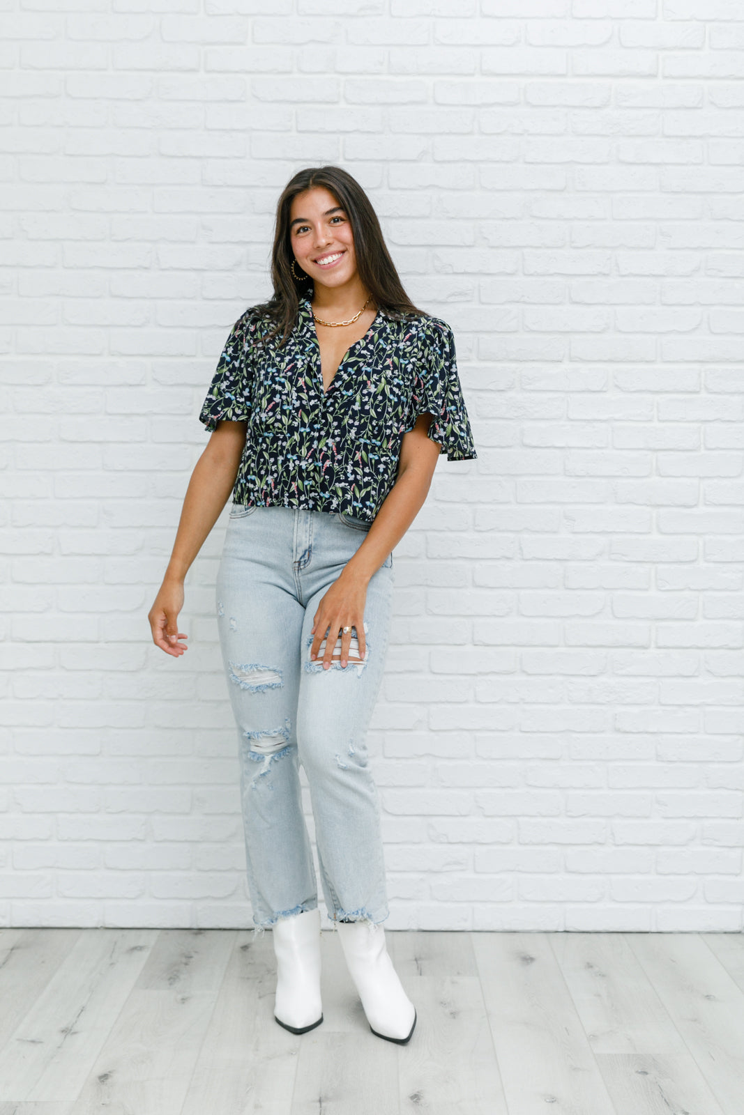 Day Lily Top-Tops-Inspired by Justeen-Women's Clothing Boutique in Chicago, Illinois