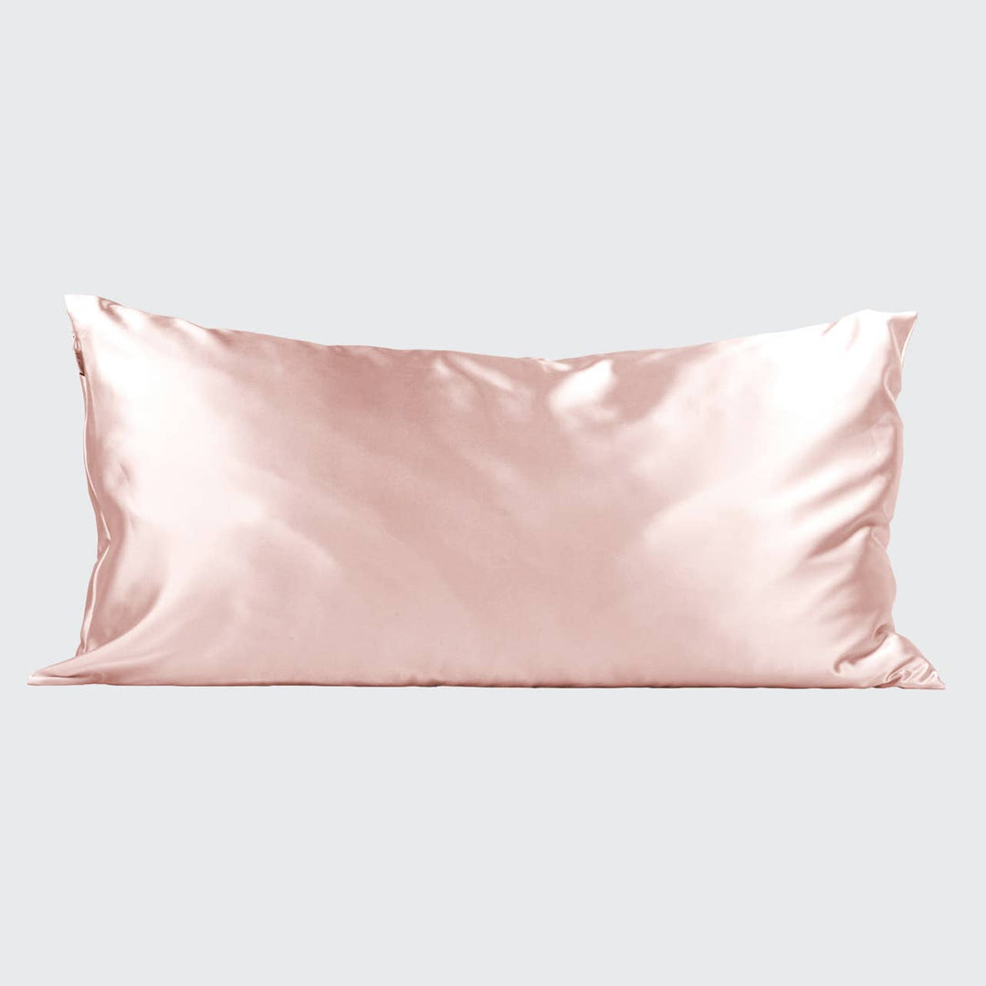 KITSCH King Satin Pillowcase, Blush-220 Beauty/Gift-Inspired by Justeen-Women's Clothing Boutique in Chicago, Illinois