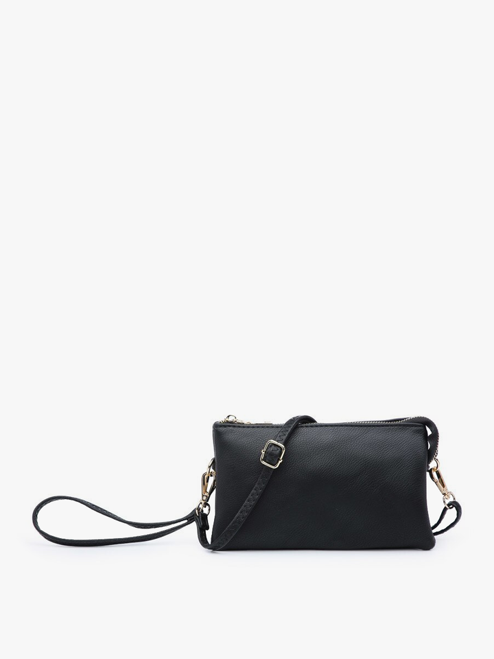 Riley Crossbody Wristlet, Black-Purses-Inspired by Justeen-Women's Clothing Boutique in Chicago, Illinois