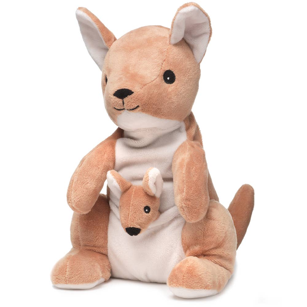 Warmies Stuffed Animal, Kangaroo-240 Kids-Inspired by Justeen-Women's Clothing Boutique in Chicago, Illinois