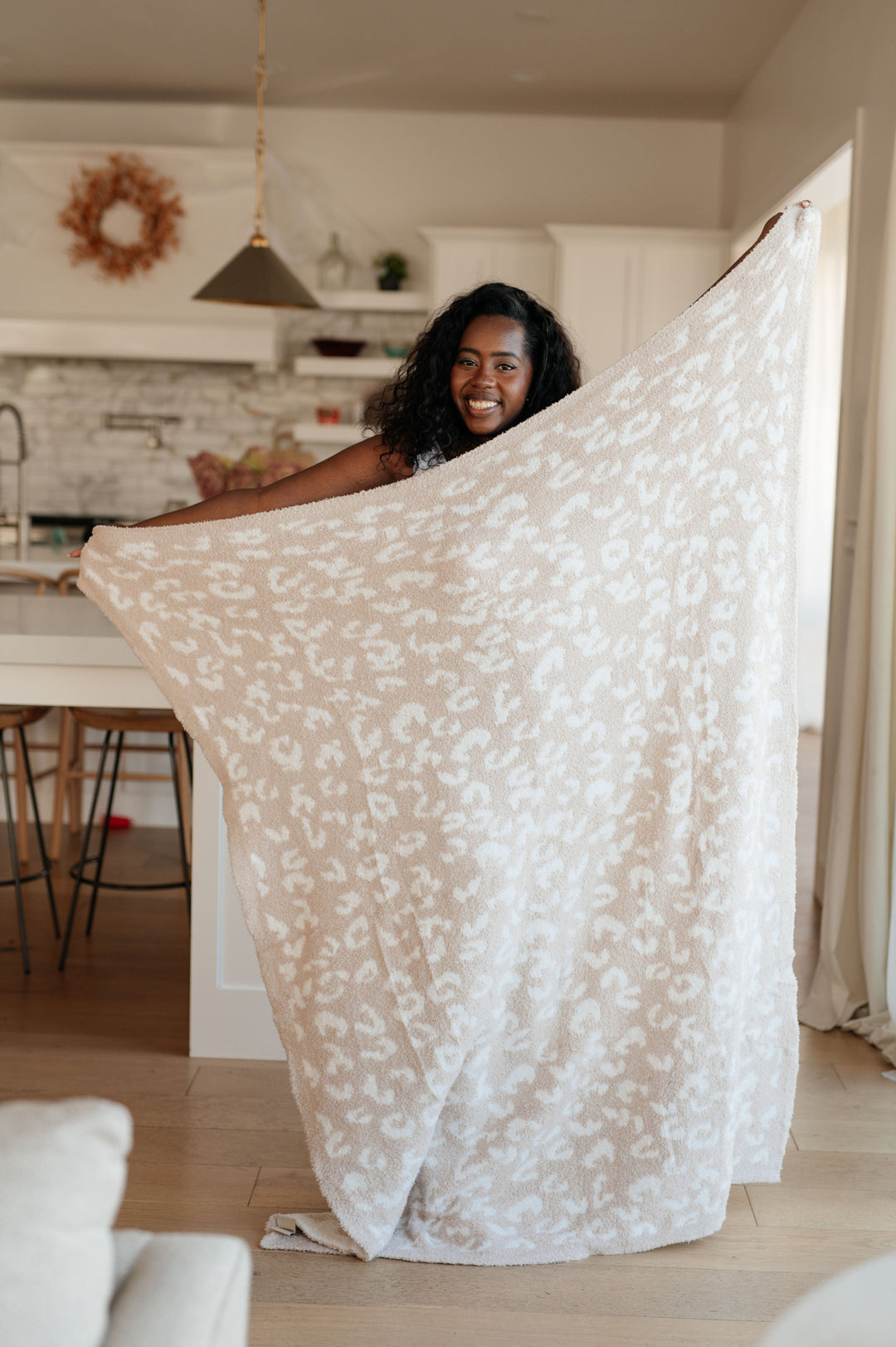 Ari Blanket Single Cuddle Size in Neutral Animal-220 Beauty/Gift-Inspired by Justeen-Women's Clothing Boutique in Chicago, Illinois