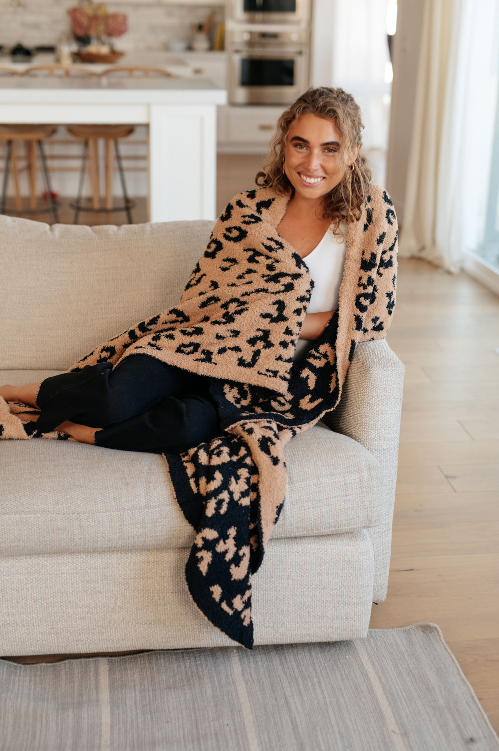 Ari Blanket Single Cuddle Size in Animal Print-220 Beauty/Gift-Inspired by Justeen-Women's Clothing Boutique in Chicago, Illinois