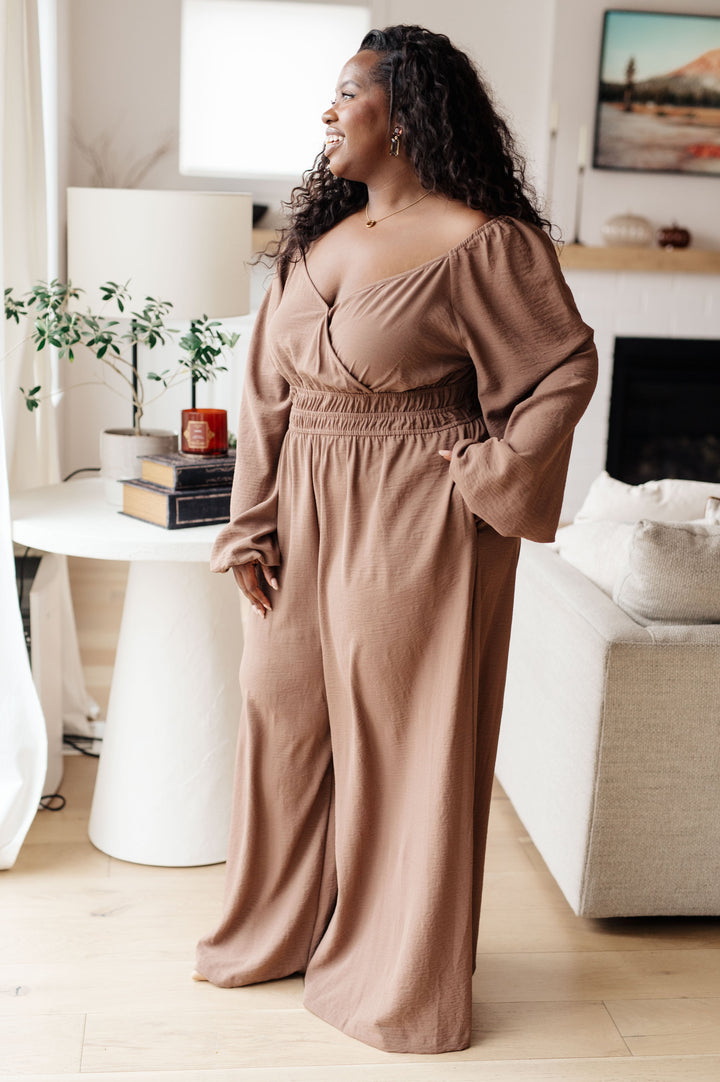 Wandering Vista Wide Leg Jumpsuit-Jumpsuits-Inspired by Justeen-Women's Clothing Boutique