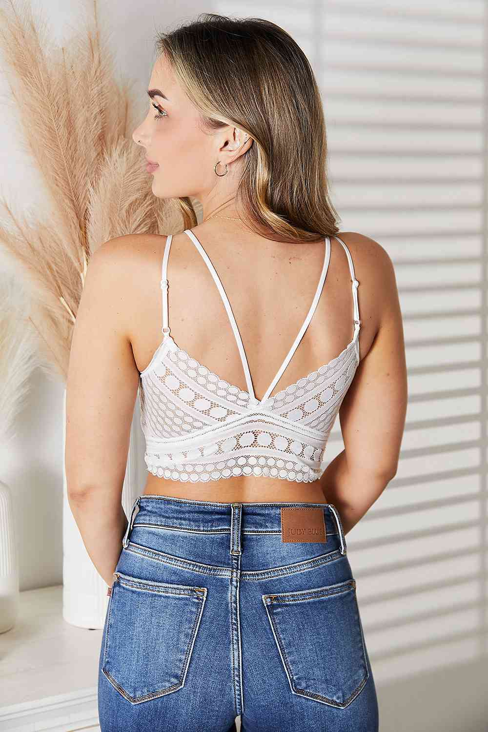 JadyK Emmy Double-Strap Lace Detail Bralette-Bralettes-Inspired by Justeen-Women's Clothing Boutique in Chicago, Illinois