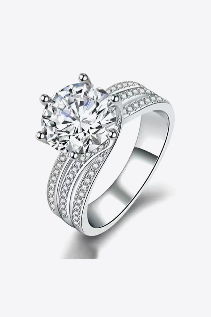 3 Carat Moissanite Three-Layer Ring-Rings-Inspired by Justeen-Women's Clothing Boutique in Chicago, Illinois