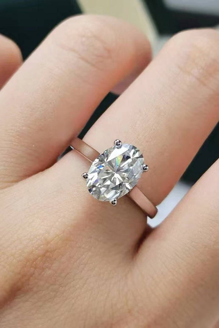 2.5 Carat Moissanite Solitaire Ring-Rings-Inspired by Justeen-Women's Clothing Boutique in Chicago, Illinois