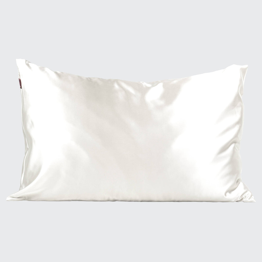 KITSCH Standard Satin Pillowcase, Ivory-220 Beauty/Gift-Inspired by Justeen-Women's Clothing Boutique in Chicago, Illinois