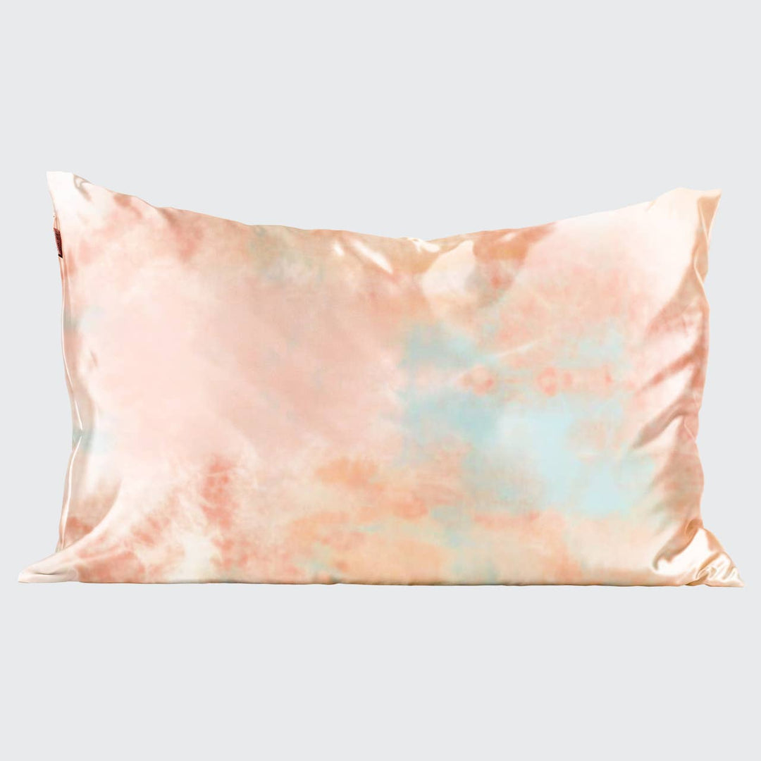 KITSCH Standard Satin Pillowcase, Sunset Tie Dye-220 Beauty/Gift-Inspired by Justeen-Women's Clothing Boutique in Chicago, Illinois
