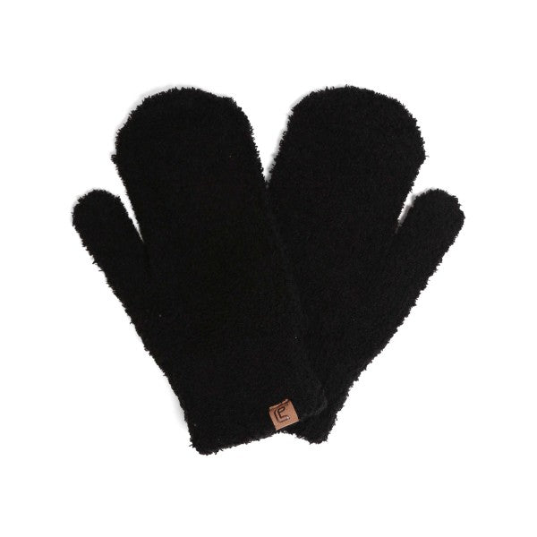 ComfyLuxe Solid Knit Mittens-Mittens-Inspired by Justeen-Women's Clothing Boutique in Chicago, Illinois