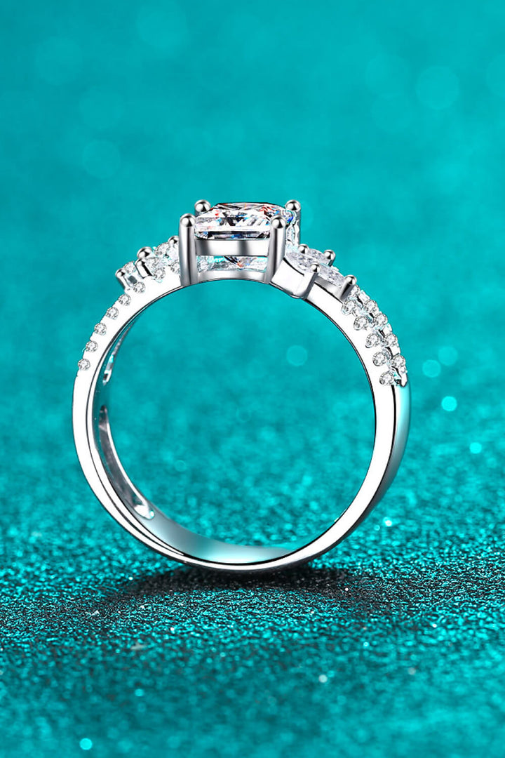 Moissanite Double Layered Ring-Rings-Inspired by Justeen-Women's Clothing Boutique in Chicago, Illinois