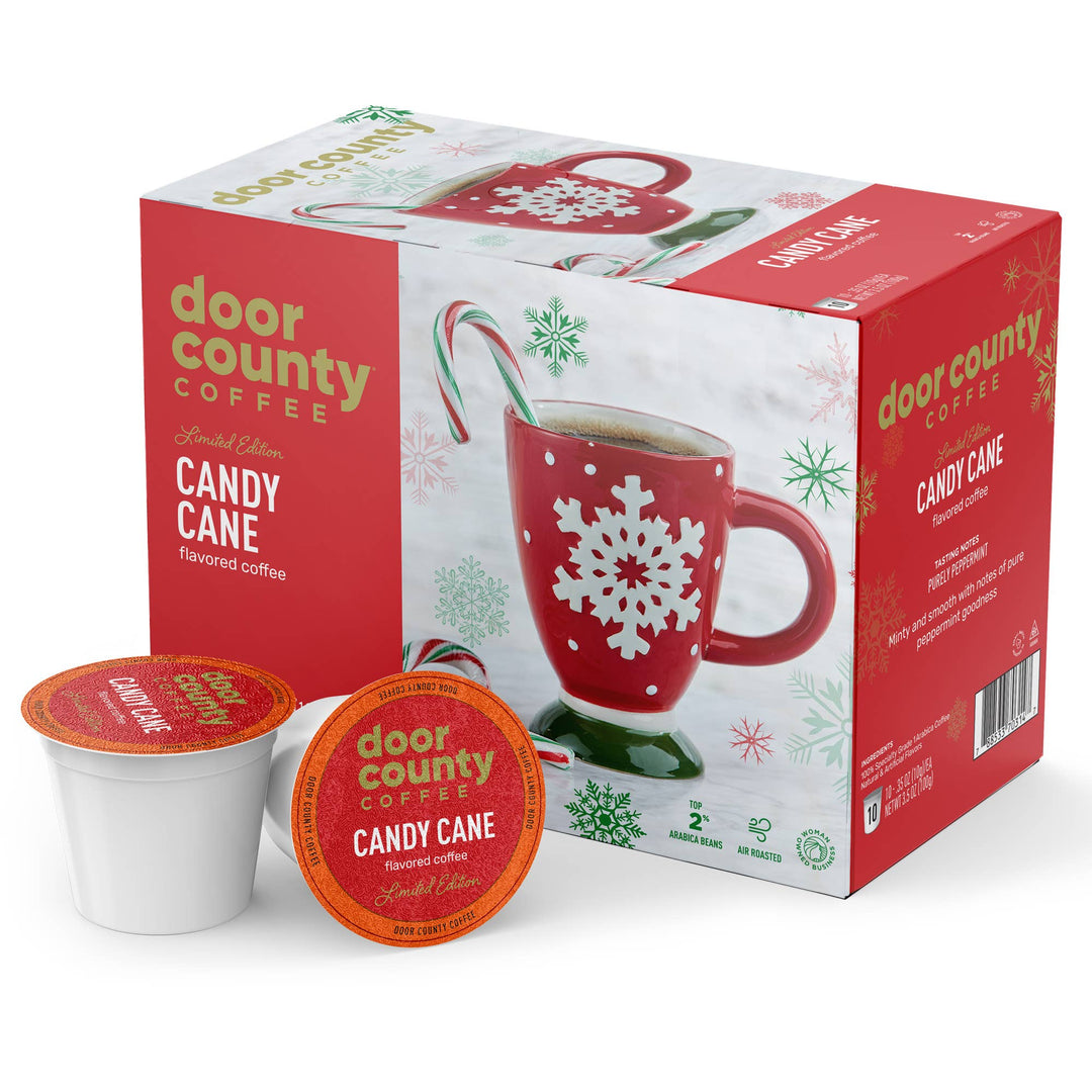 Door County K-CUP HOLIDAY Coffee, Candy Cane-220 Beauty/Gift-Inspired by Justeen-Women's Clothing Boutique in Chicago, Illinois