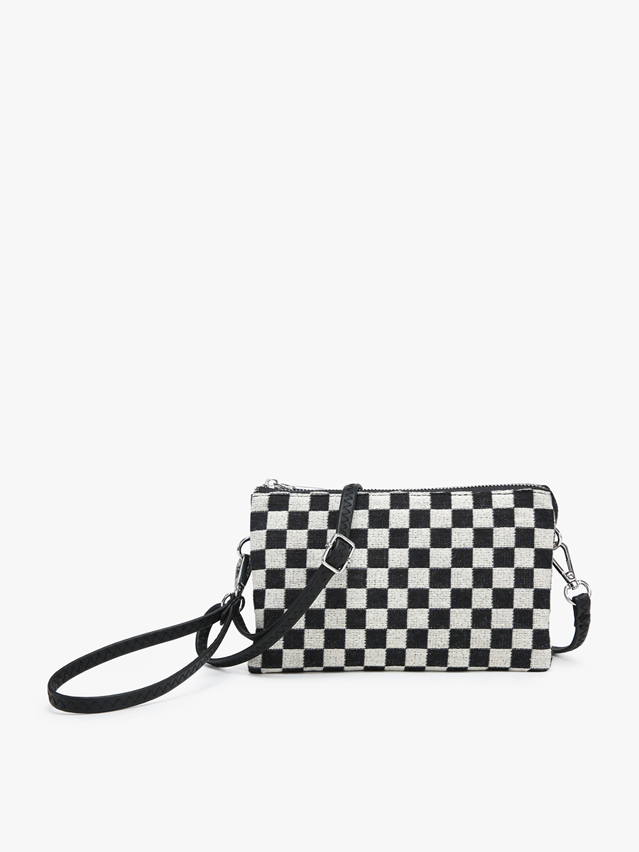 Riley Crossbody Wristlet, Checkered-Purses-Inspired by Justeen-Women's Clothing Boutique in Chicago, Illinois