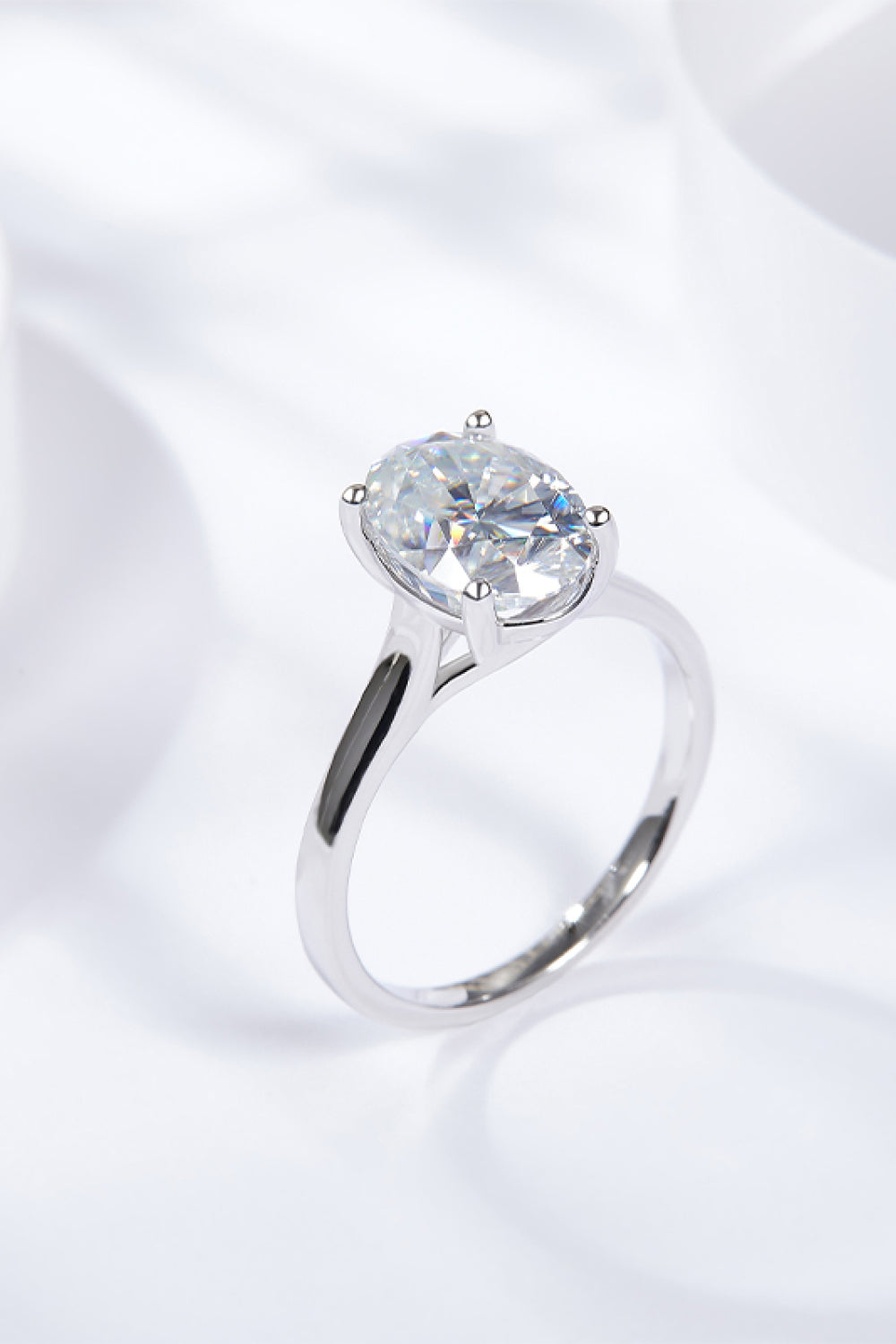 2.5 Carat Moissanite Solitaire Ring-Rings-Inspired by Justeen-Women's Clothing Boutique in Chicago, Illinois