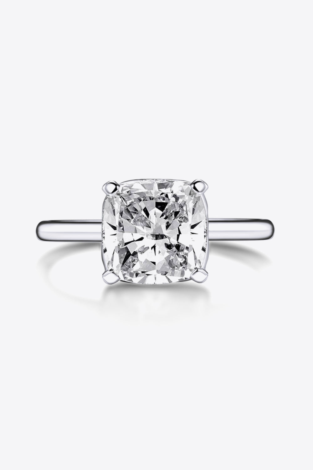 3.5 Carat Zircon 4-Prong Ring-Rings-Inspired by Justeen-Women's Clothing Boutique in Chicago, Illinois