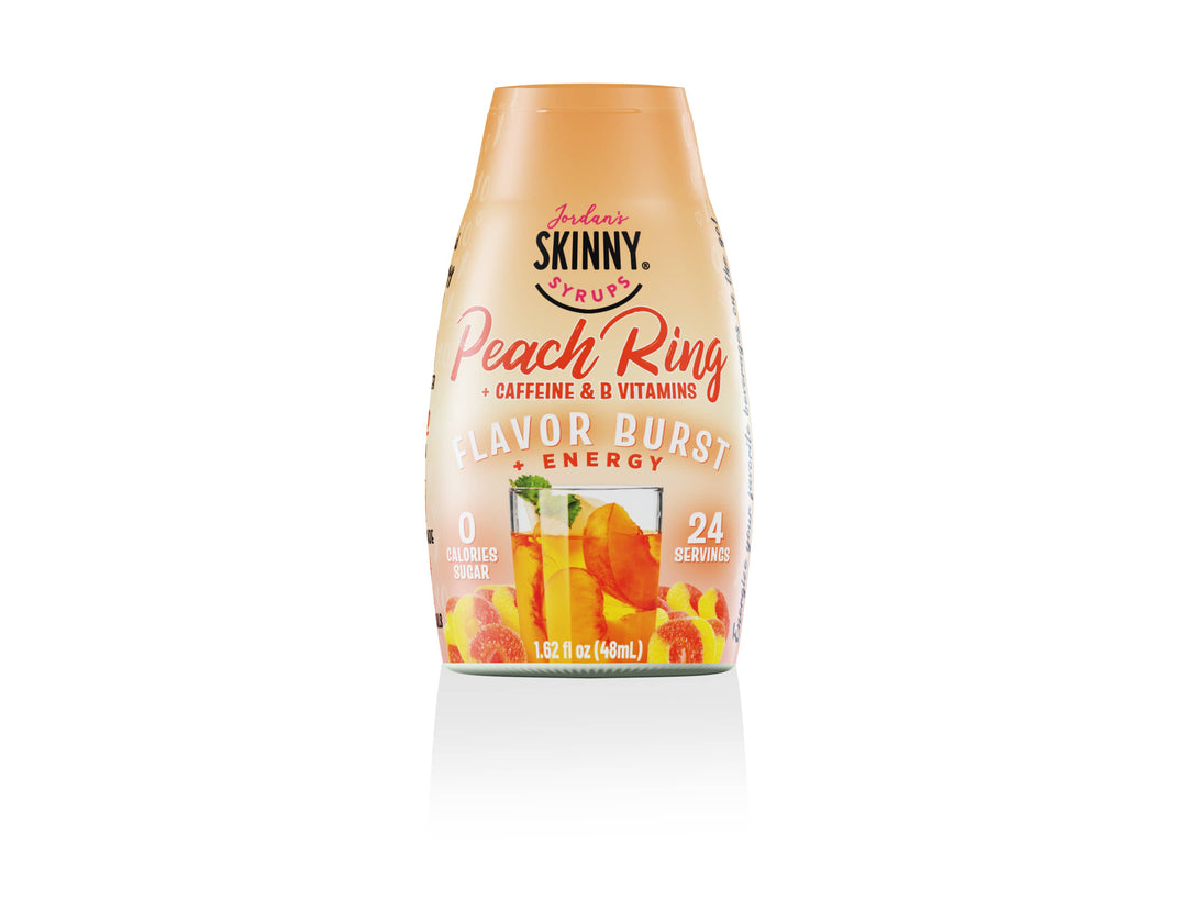 Jordan's Skinny Mixes, Sugar Free Peach Ring + Energy Flavor Burst-Beverages-Inspired by Justeen-Women's Clothing Boutique in Chicago, Illinois
