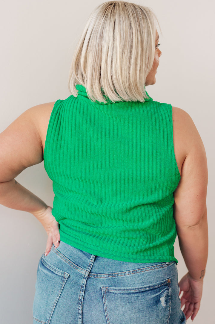 Before You Go Sleeveless Turtleneck Sweater-Sweaters/Sweatshirts-Inspired by Justeen-Women's Clothing Boutique in Chicago, Illinois