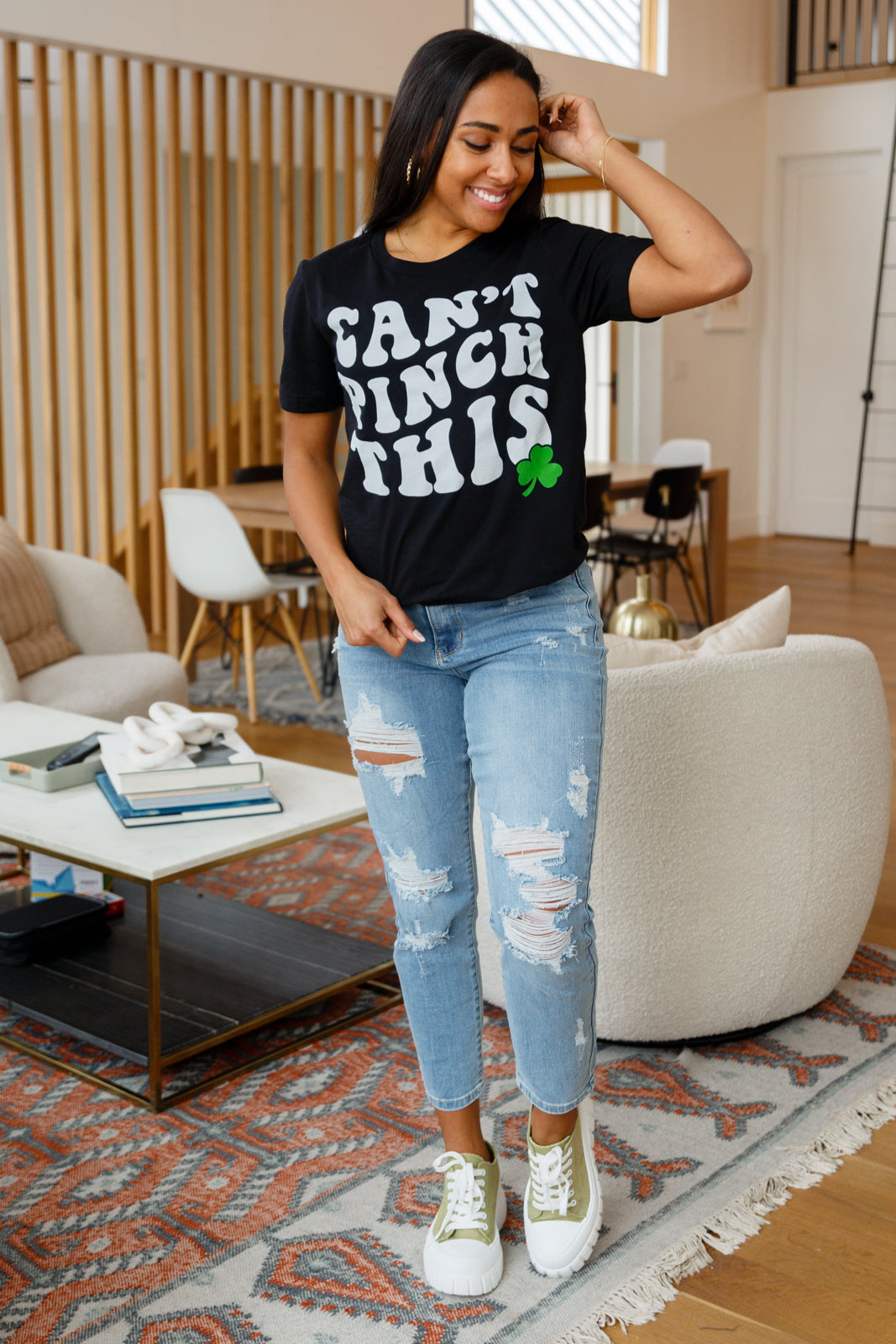 Can't Pinch This Graphic Tee-Tops-Inspired by Justeen-Women's Clothing Boutique in Chicago, Illinois