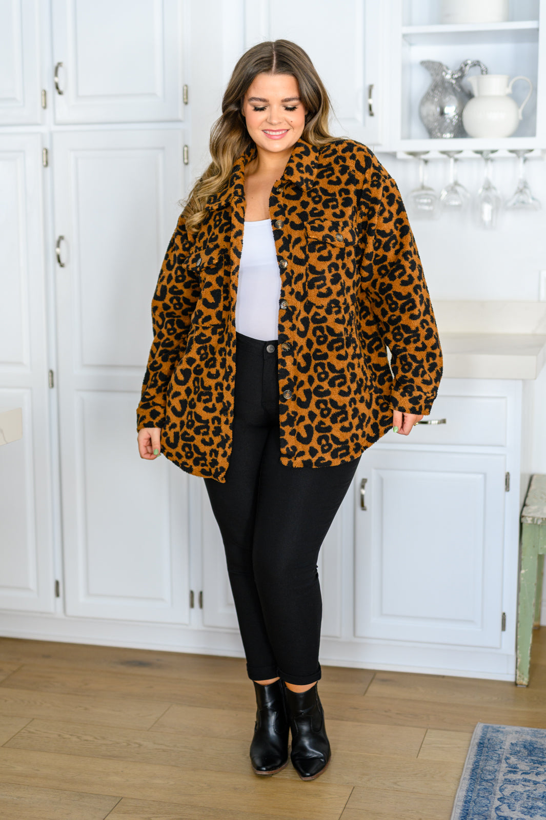 Castle Spotting Animal Print Jacket-Outerwear-Inspired by Justeen-Women's Clothing Boutique