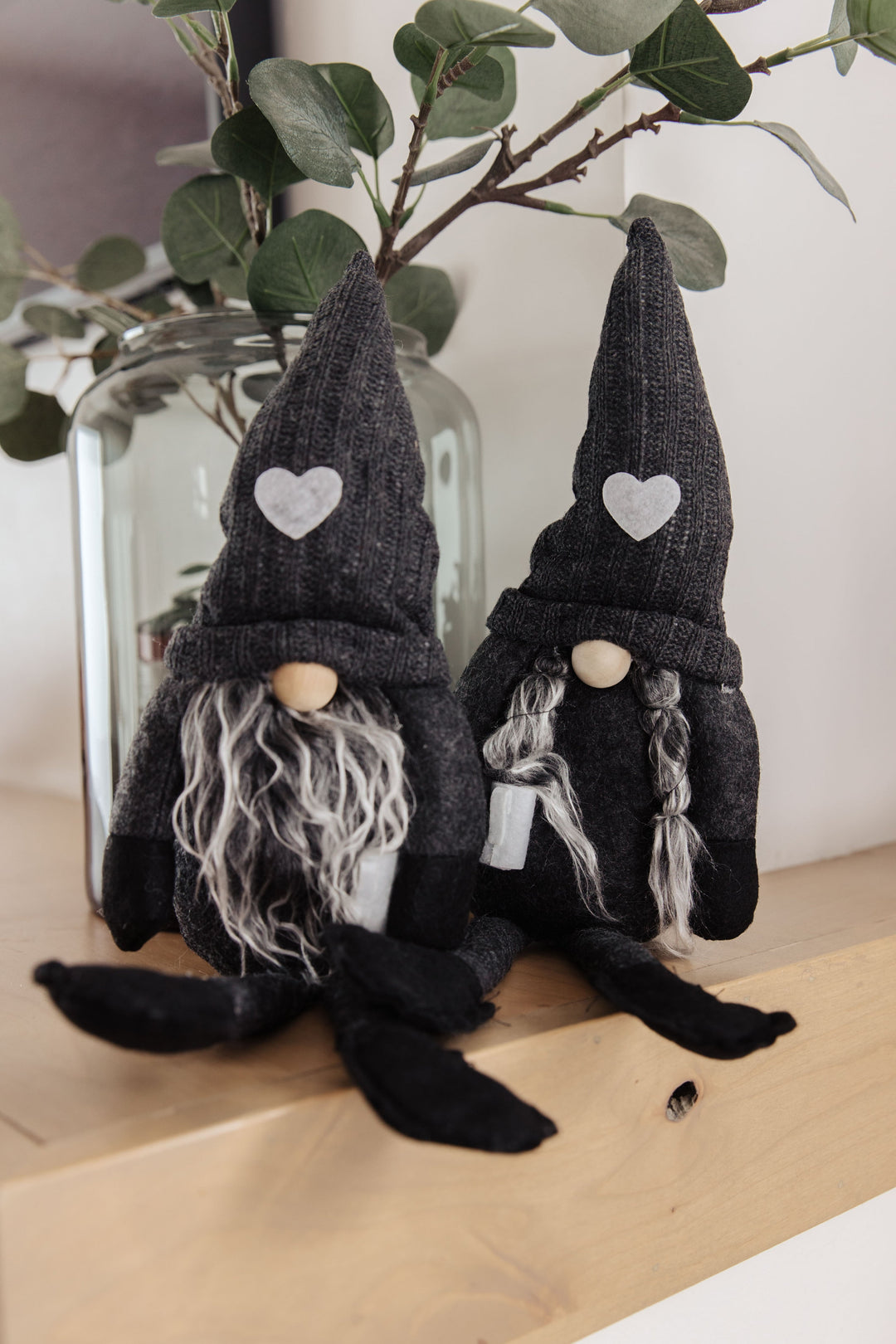 Coffee Lover Gnomes Set of 2 in Charcoal-220 Beauty/Gift-Inspired by Justeen-Women's Clothing Boutique
