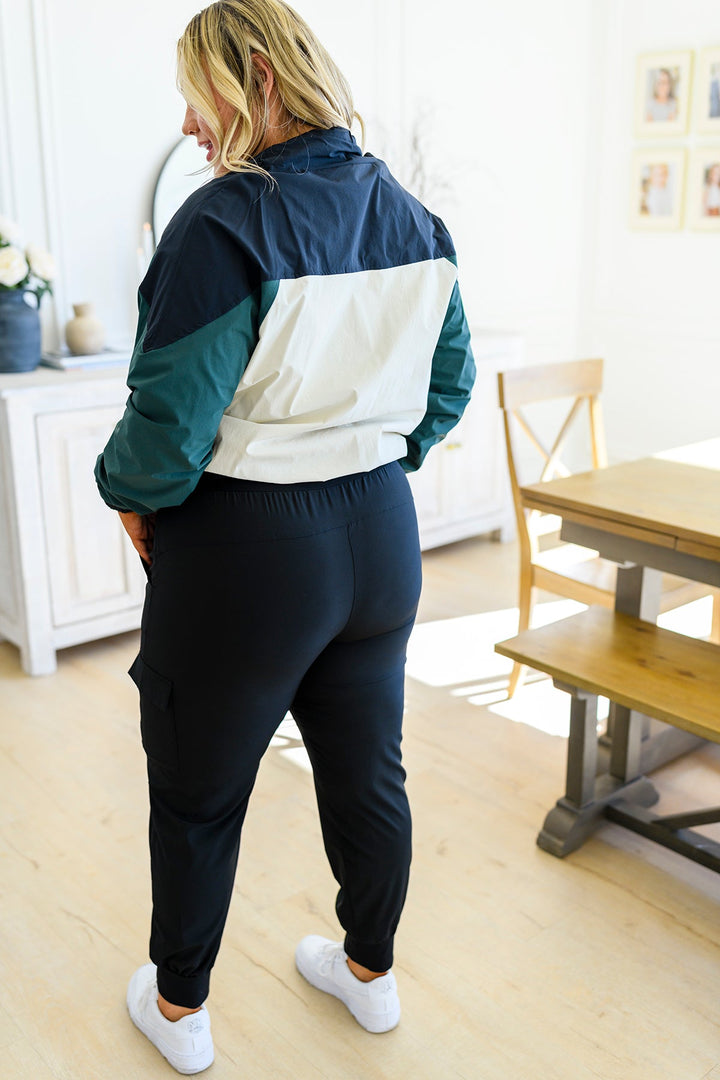Dash Color Block 1/4 Zip Pullover-Sweaters/Sweatshirts-Inspired by Justeen-Women's Clothing Boutique in Chicago, Illinois