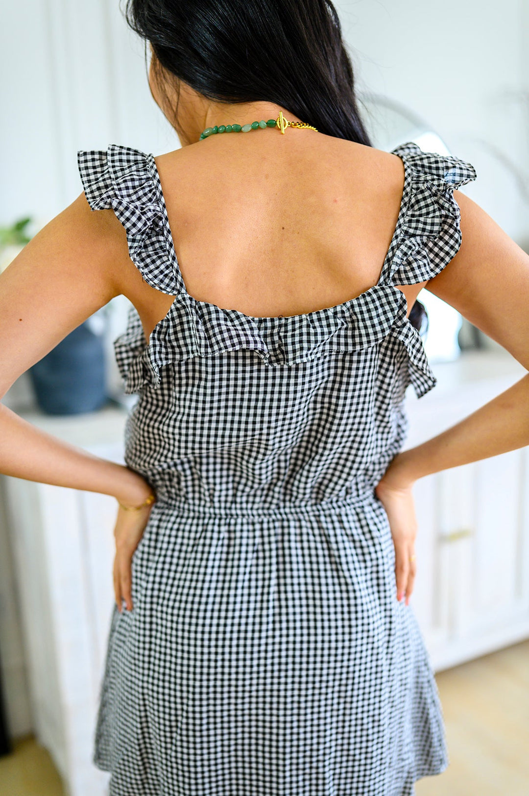 Day Date Gingham Dress-Dresses-Inspired by Justeen-Women's Clothing Boutique in Chicago, Illinois