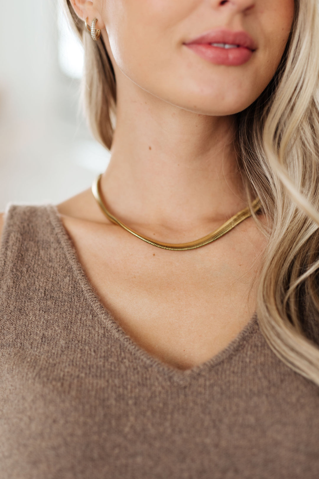 Enlighten Me Gold Plated Chain Necklace-Necklaces-Inspired by Justeen-Women's Clothing Boutique in Chicago, Illinois