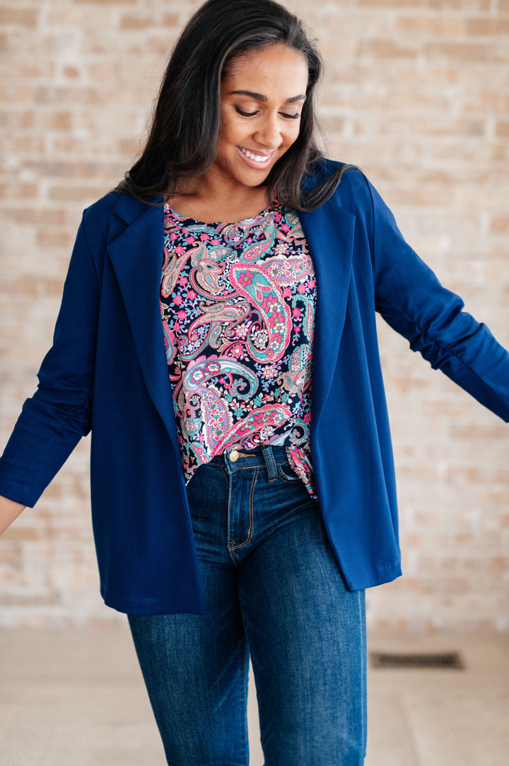 Essentially You Top in Pink Paisley-Tops-Inspired by Justeen-Women's Clothing Boutique