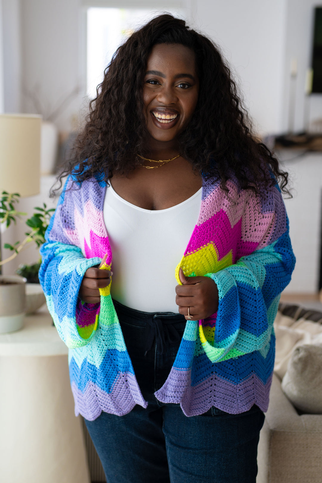Every Single Moment Striped Cardigan-Cardigans + Kimonos-Inspired by Justeen-Women's Clothing Boutique in Chicago, Illinois