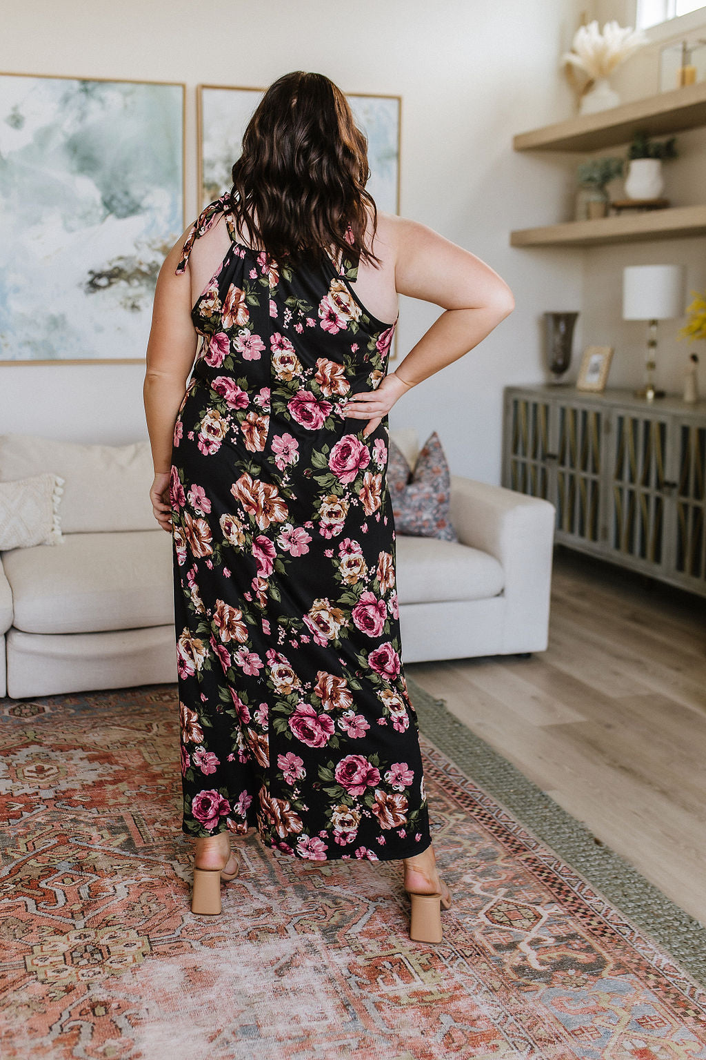 Fortuitous in Floral Maxi Dress-Dresses-Inspired by Justeen-Women's Clothing Boutique