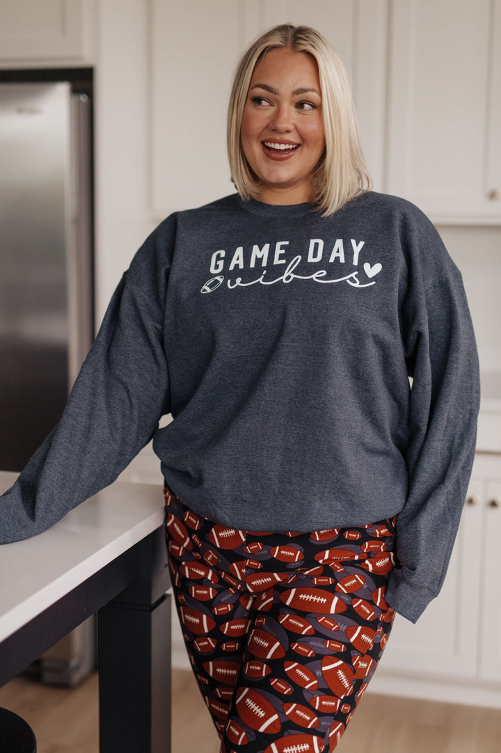 Game Day Vibes Pullover-Sweaters/Sweatshirts-Inspired by Justeen-Women's Clothing Boutique in Chicago, Illinois