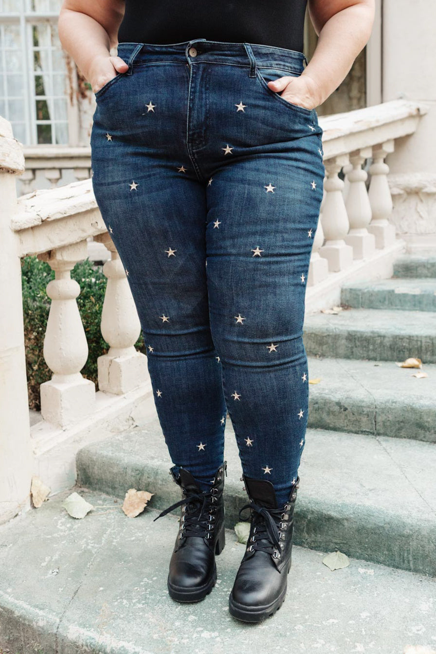 High Rise Starlight Skinnies-Denim-Inspired by Justeen-Women's Clothing Boutique in Chicago, Illinois