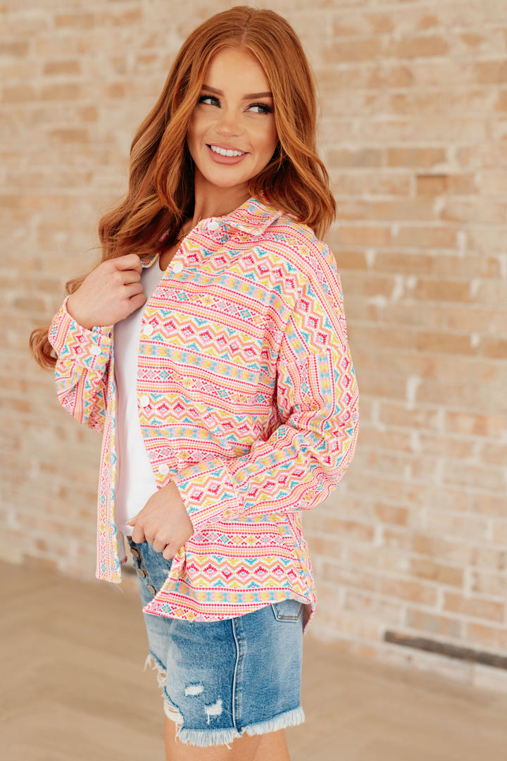 Imagine When Corduroy Button Down-Long Sleeve Tops-Inspired by Justeen-Women's Clothing Boutique in Chicago, Illinois