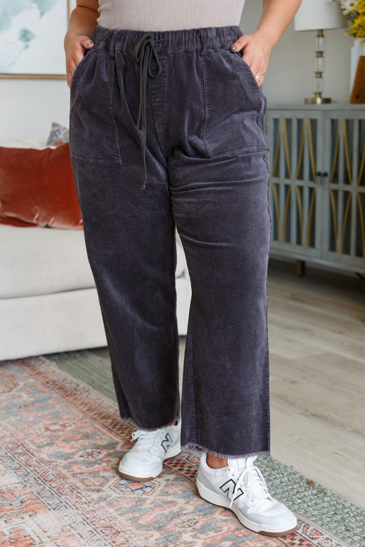 Less Confused Corduroy Pants-Pants-Inspired by Justeen-Women's Clothing Boutique in Chicago, Illinois
